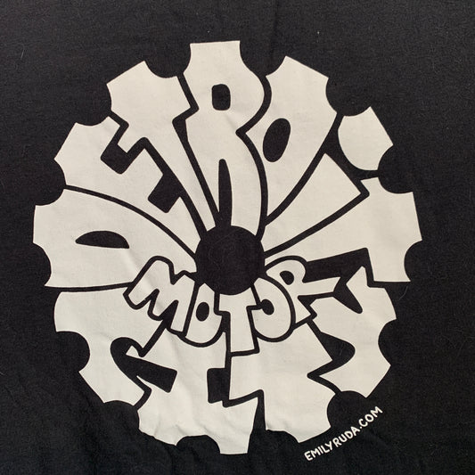 Detroit Motor City Wheel T Shirt