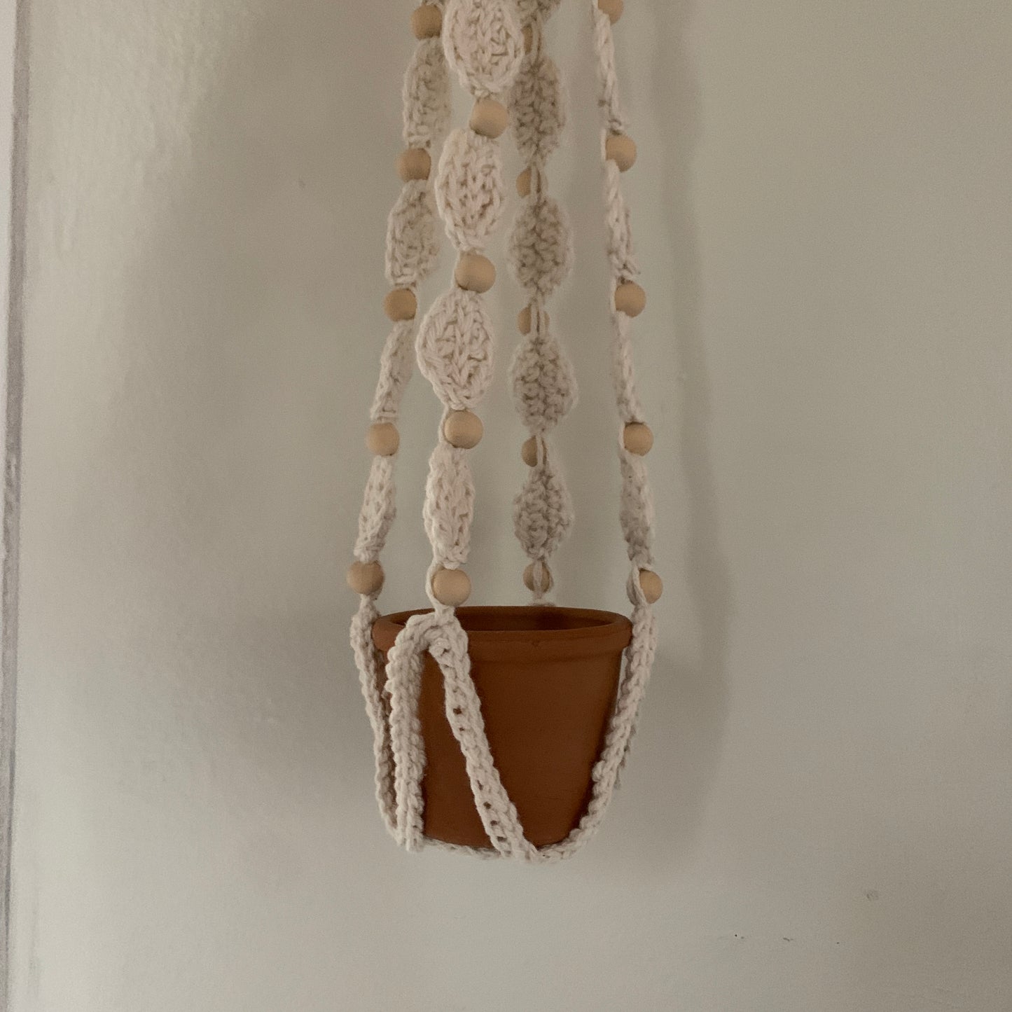 Beaded Macrame Plant Hanger