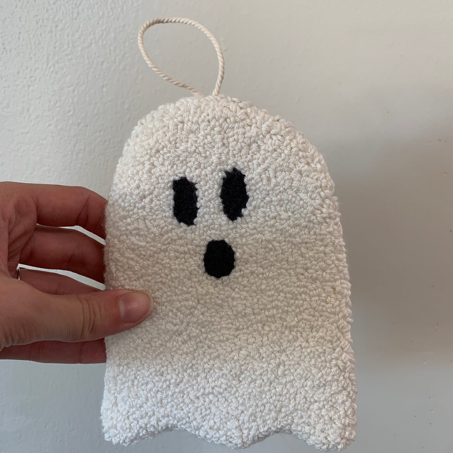 Punch Needle Ghost Wall Hanging