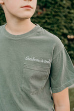 Load image into Gallery viewer, Embroidered pocket tee | Dearborn is Cool
