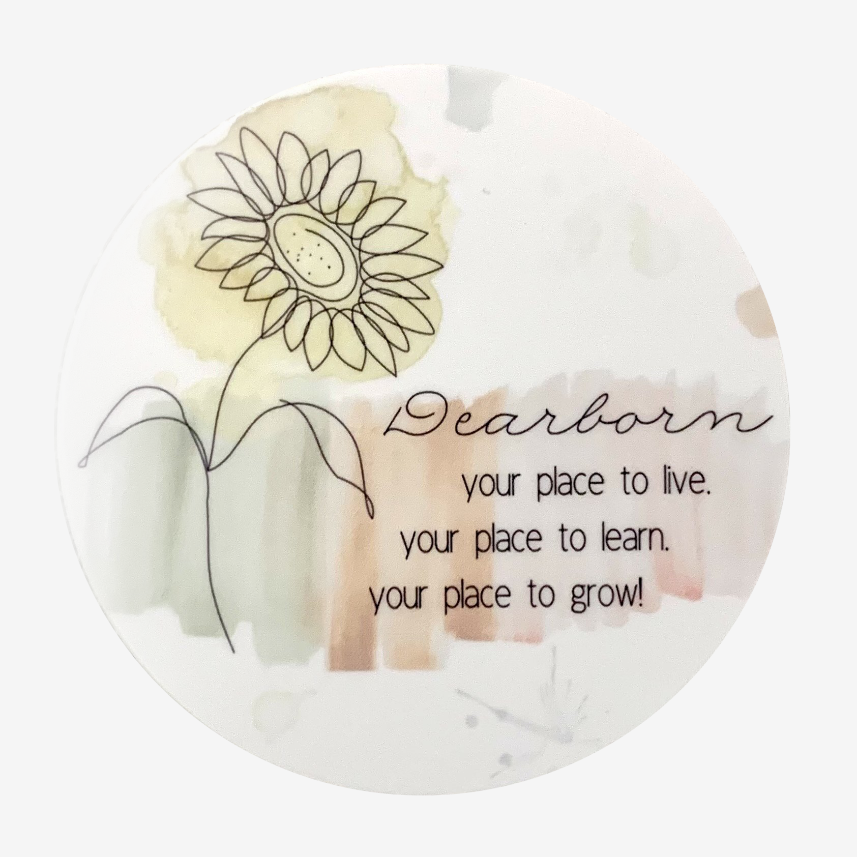 Dearborn Sunflower | Sticker