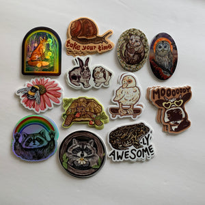 Illustrated Nature Stickers